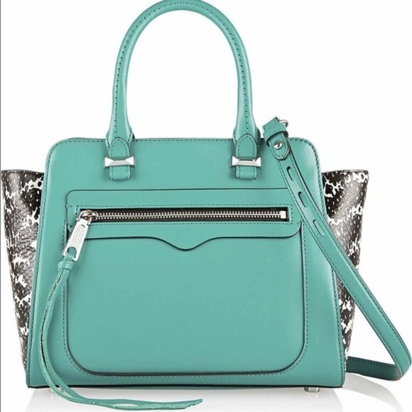 Rebecca Minkoff Mini Avery Tote in Teal - Picture 2 of 8